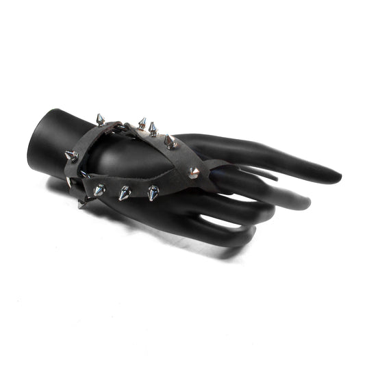 SPIKED GLOVE HARNESS Leather Hand Harness