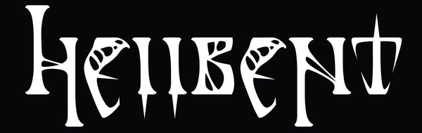 White text 'Heibent' on a black background